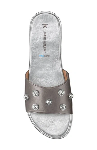 Johnston & Murphy Shayla Embellished Slide Sandal
