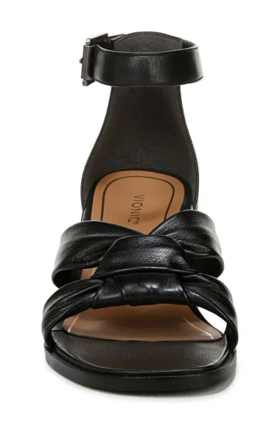Vionic Maia Ankle Strap Sandal In Black