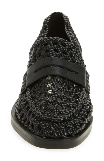 3.1 Phillip Lim Alexa Macrame Leather Loafers In Black