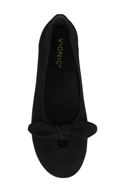 Vionic Tilly Mary Jane Flat In Black