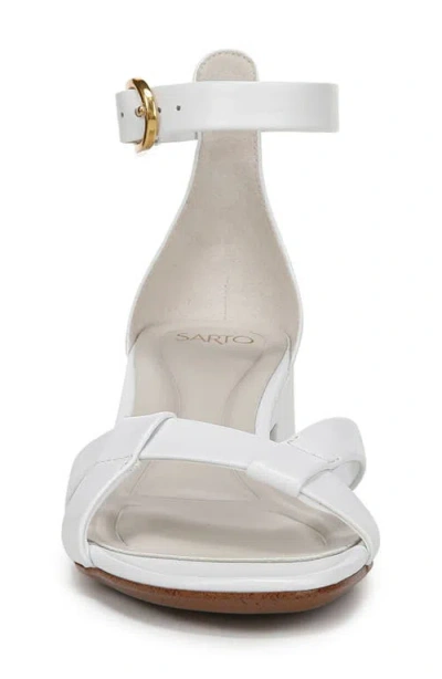 Sarto By Franco Sarto Nerissa Ankle Strap Sandal In White