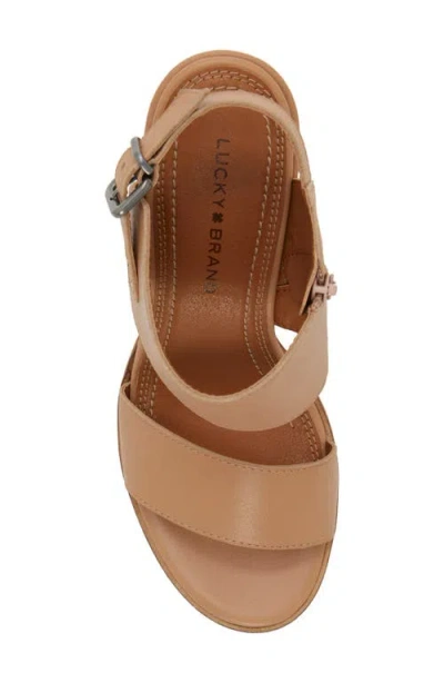 Lucky Brand Women's Dinzin Two-strap Block-heel Sandals