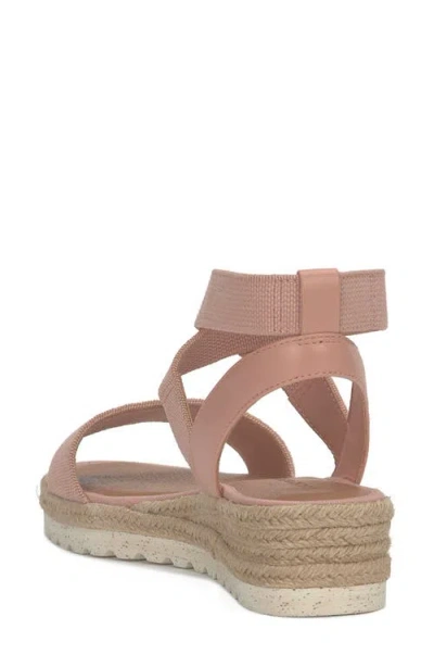 Lucky Brand Thimba Ankle Wrap Espadrille Sandal In Orange