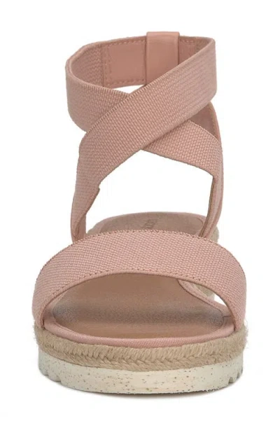 Lucky Brand Thimba Ankle Wrap Espadrille Sandal In Orange
