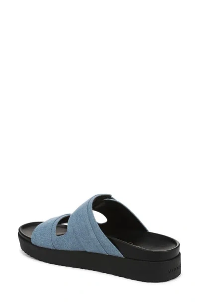 Vionic Riviera Platform Sandal In Blue