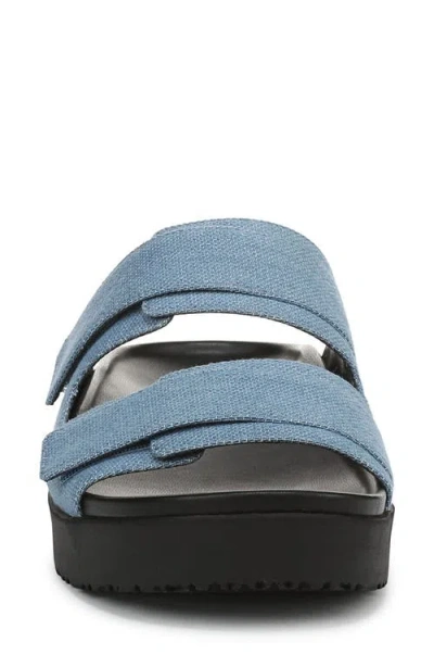 Vionic Riviera Platform Sandal In Blue