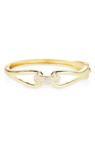 Baublebar Pavé Cz Link Bangle Bracelet In Gold