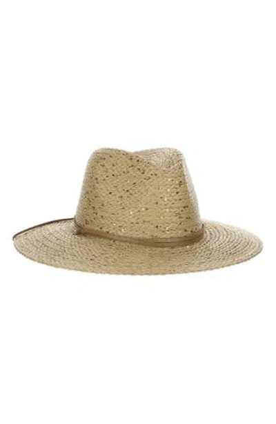 Scala Braided Cord Straw Hat In Brown