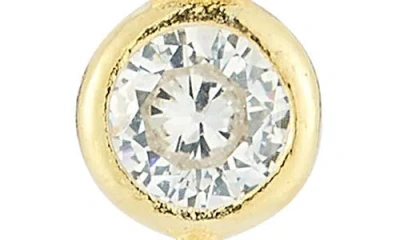 Sphera Milano Cubic Zirconia Hoop Earrings In Gold