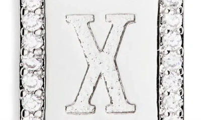 Leith Initial Pendant Necklace In Metallic