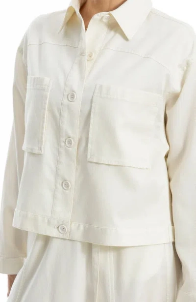 Max Studio Piqué Jacket In White