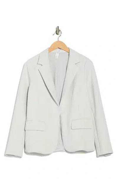 Yogalicious Powermove Notch Lapel Scuba Knit Blazer In Multi