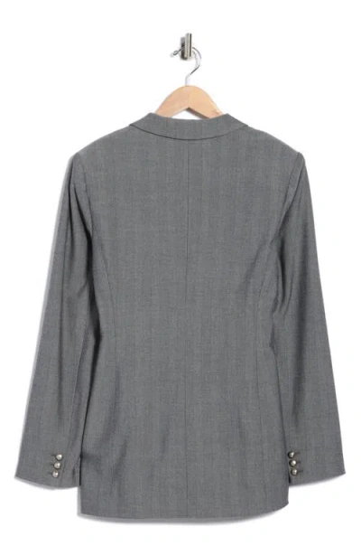 Rag & Bone Jade Oversize Notch Lapel Blazer In Gray