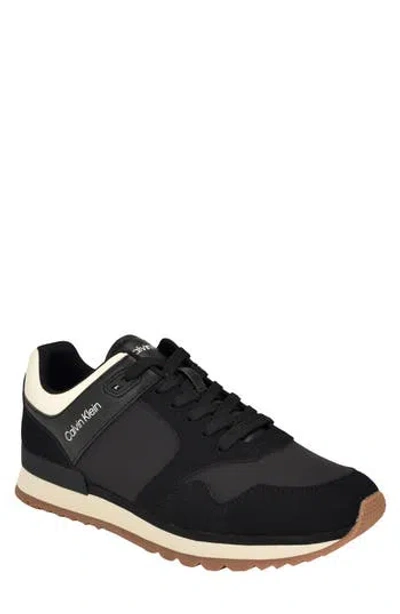 Calvin Klein Men's Antoy Casual Lace-up Sneakers In Black