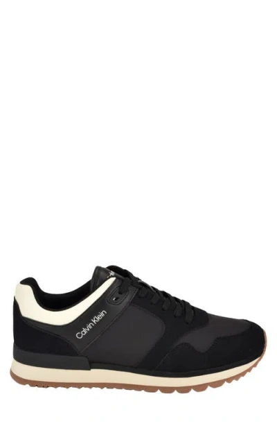 Calvin Klein Men's Antoy Casual Lace-up Sneakers In Black