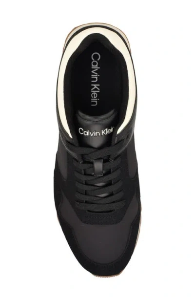 Calvin Klein Men's Antoy Casual Lace-up Sneakers In Black