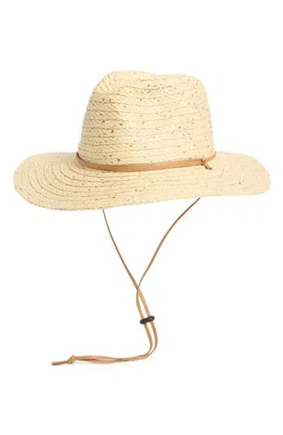 Scala Braided Cord Straw Hat In Neutral