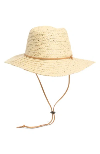 Scala Braided Cord Straw Hat In Neutral