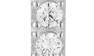 Sphera Milano Cultured Freshwater Pearl Hoop Earrings In Metallic