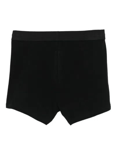 Rick Owens Modern Boxer Brief Seam Detail In Black