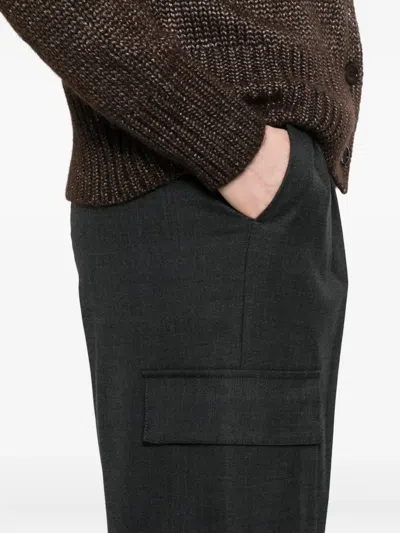 Herno Cargo Trousers In Black