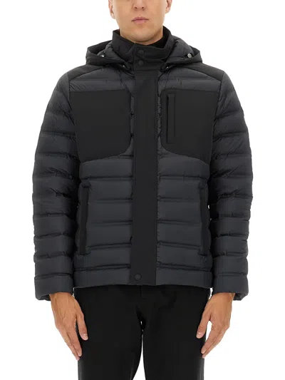 Colmar Originals Down Jacket With Detachable Hood In Black