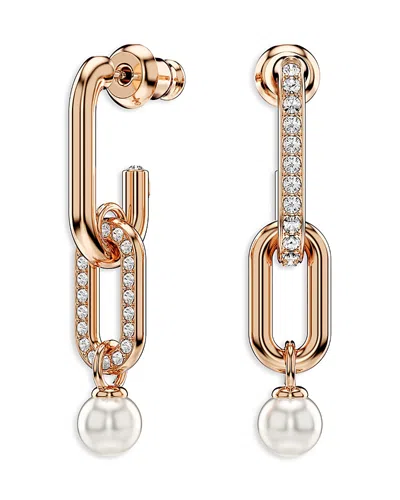 Swarovski Constella Drop Earrings In Gold