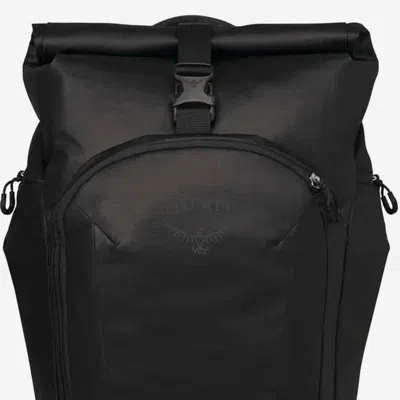 Osprey Roll-top Backpack In Black