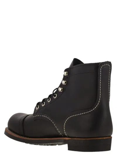 Red Wing Iron Ranger Ankle Boots In Black