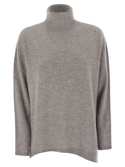 Vanisé Giuly - Maxi Cashmere Turtleneck In Gray