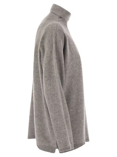 Vanisé Giuly - Maxi Cashmere Turtleneck In Gray