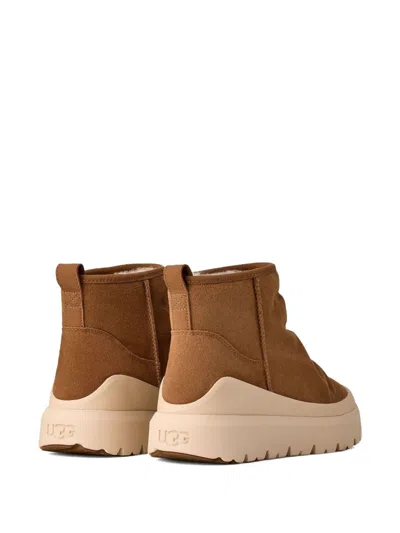 Ugg Heritage Utility Mini Boots Color Chestnut In Sand