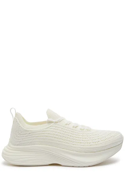 Apl Athletic Propulsion Labs Athletic Propulsion Labs Techloom Zipline Knitted Sneakers In White