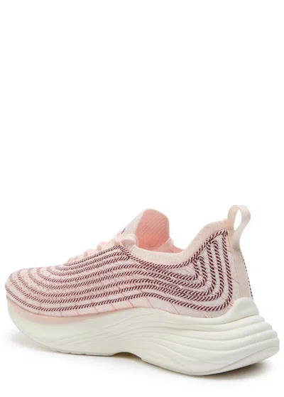 Apl Athletic Propulsion Labs Athletic Propulsion Labs Techloom Zipline Knitted Sneakers In Pink