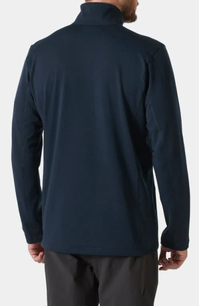 Helly Hansen Versatile Half Zip Midlayer Fleece Pullover In Blue