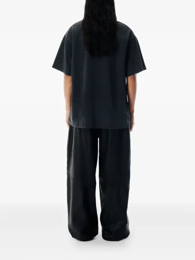 Alexander Wang T-shirt Mit Grafischem Print In Black