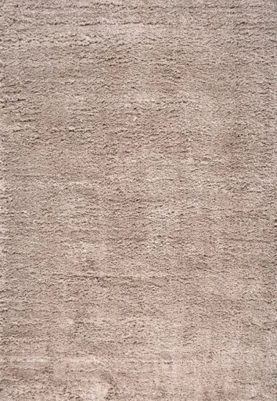 Jonathan Y Groovy Solid Shag Area Rug In Sand