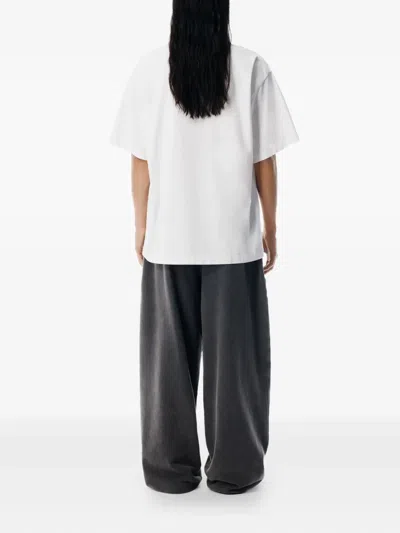 Alexander Wang T-shirt Mit Grafischem Print In White