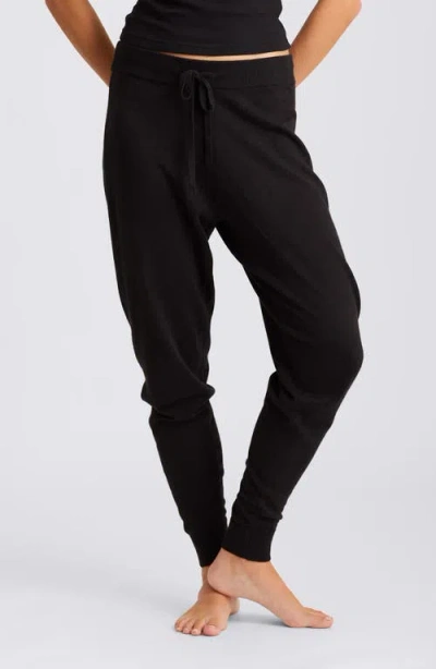 Papinelle Cotton Cashmere Jogger In Black