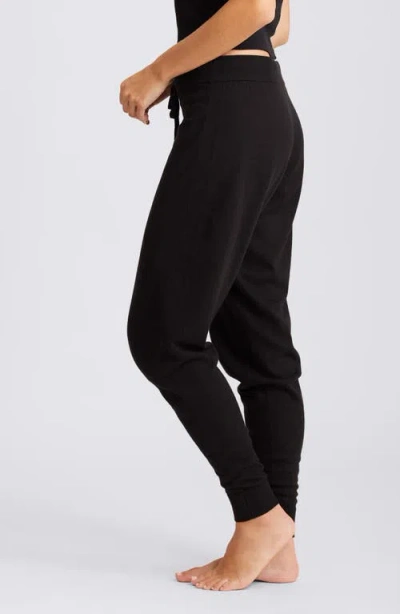 Papinelle Cotton Cashmere Jogger In Black