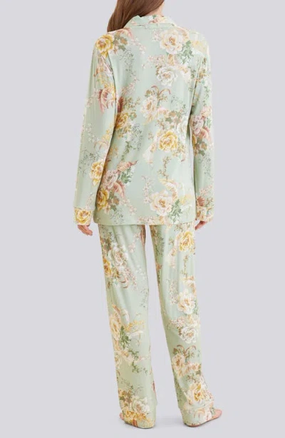 Papinelle Kate Modal Soft Full Length Pj Set In Multi