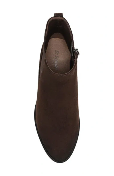 Dr. Scholl's Women's Mara Stacked Block Heel Chelsea Short Boots In Brown