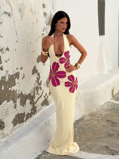 Outcast Siya Maxi Dress Butter Cream