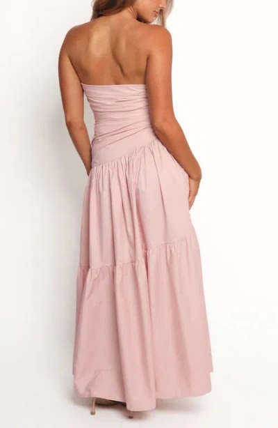 Petal And Pup Petal & Pup Blanche Strapless Maxi Dress In Pink