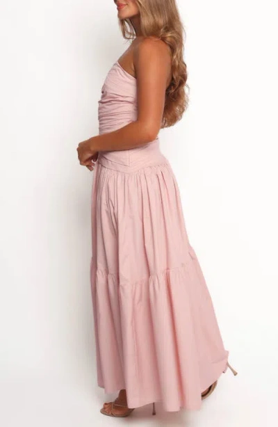 Petal And Pup Petal & Pup Blanche Strapless Maxi Dress In Pink