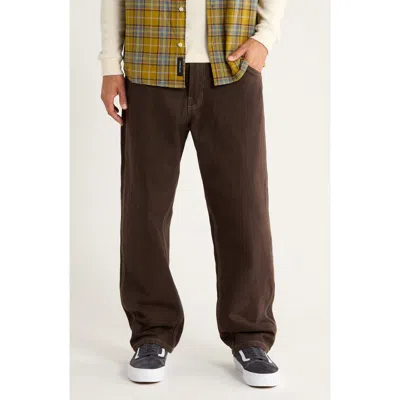 Vans Skate Check-5 Loose Denim Pants In Brown