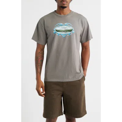 Afield Out Escape Graphic T-shirt In Gray