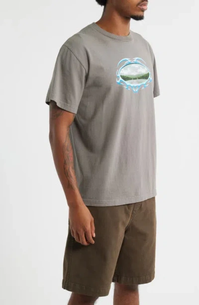 Afield Out Escape Graphic T-shirt In Gray