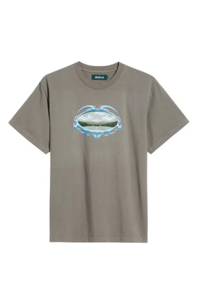 Afield Out Escape Graphic T-shirt In Gray
