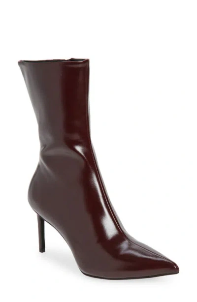 Jeffrey Campbell Everynight Pointed Toe Bootie In Brown